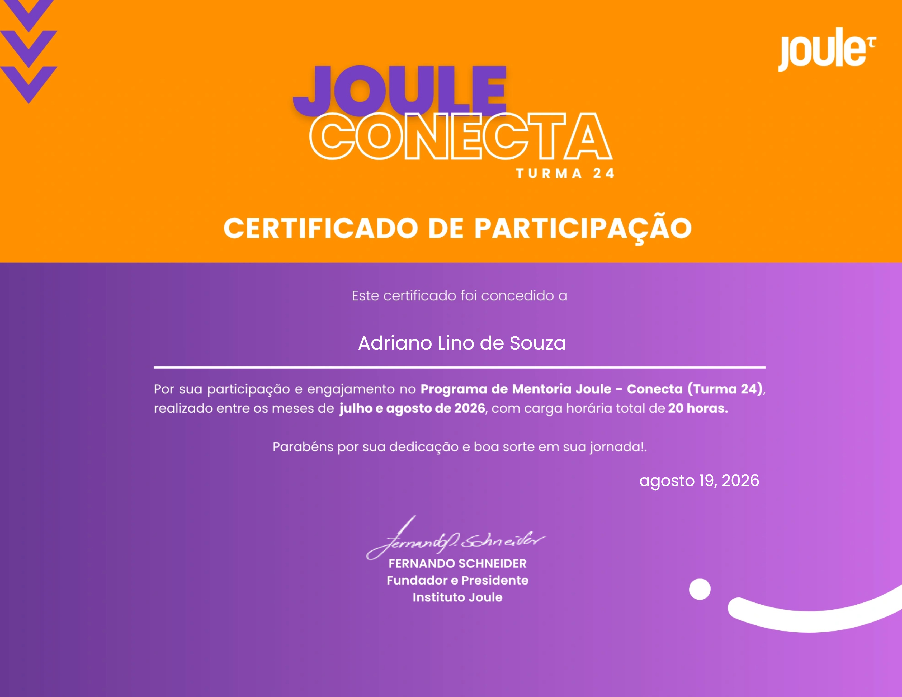 [MENTORADO] Joule Conecta
